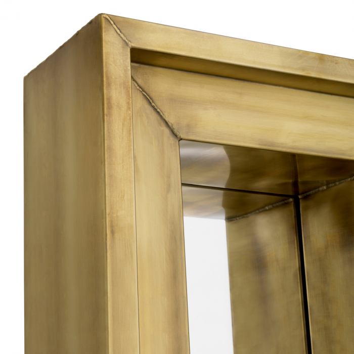 Oglindă, Magenta dreptunghiulară S, finisaj din alamă cu aspect vintage, Dims: W. 45 | D. 20 | H. 200  (CM) [4]