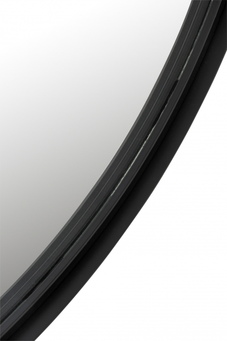 Oglinda, Metal, Negru, 110x110x4 cm [3]