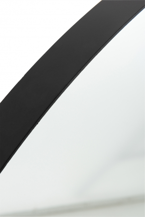 Oglinda, Metal, Negru, 110x110x4 cm [2]