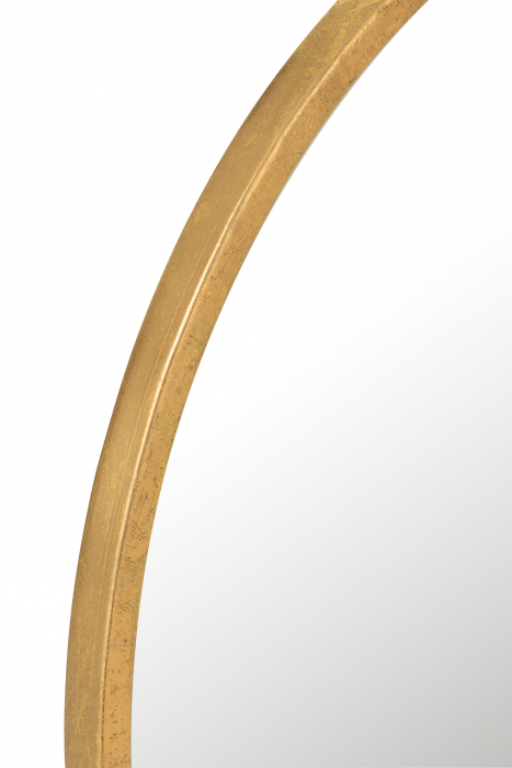 Oglinda Mona Round, Metal, Auriu, 30x30x3 cm [2]