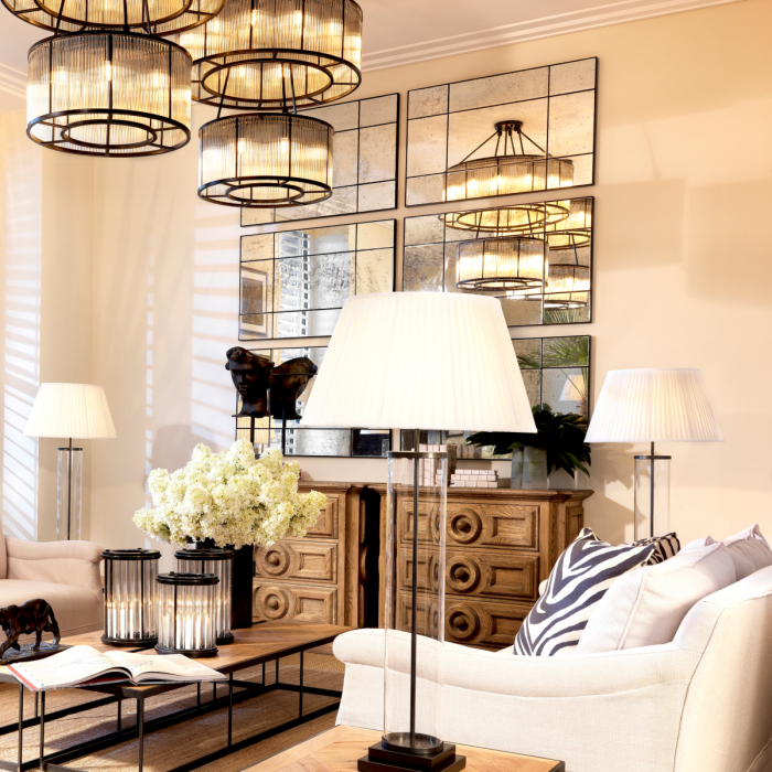 Oglindă, Mountbatten din sticlă antică [5]