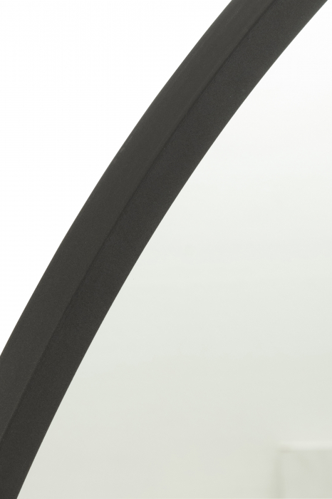 Oglinda Round, Metal, Negru, 50x2.5x50 cm [2]