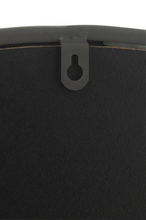 Oglinda Round, Metal, Negru, 80x80x2.5 cm [4]