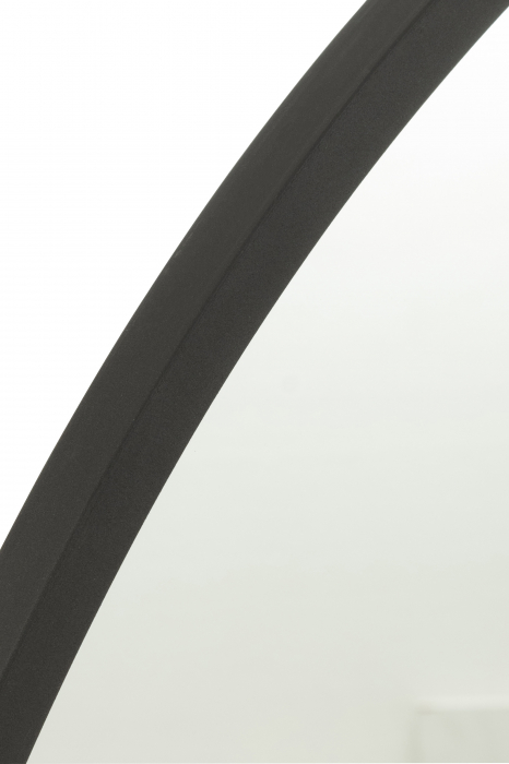 Oglinda Round, Metal, Negru, 80x80x2.5 cm [3]