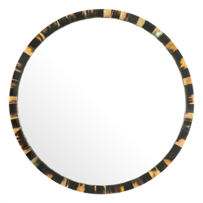 Oglinda Sfantul Ieronim, corn natur, Dimensiuni: Ø 117 | D. 3   [4]