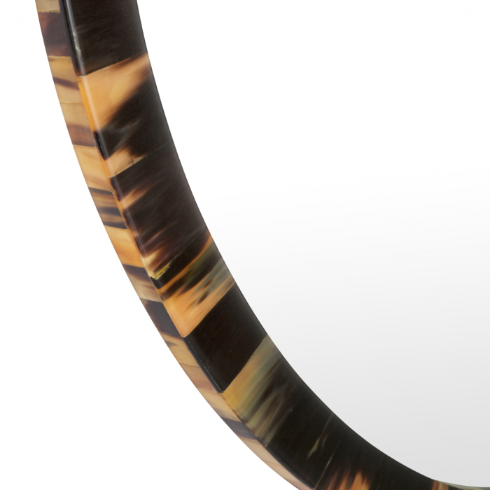 Oglinda Sfantul Ieronim, corn natur, Dimensiuni: Ø 117 | D. 3   [5]