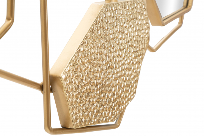 Oglinda Stone, Fier/MDF/Oglinda, Auriu, 52x91x4 cm [4]