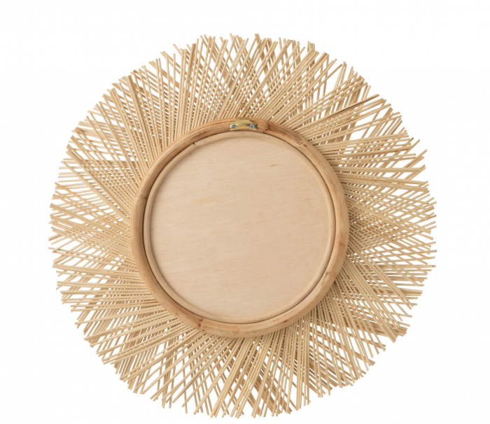 Oglinda Tress, Bambus, Natural, 60x5x60 cm [2]