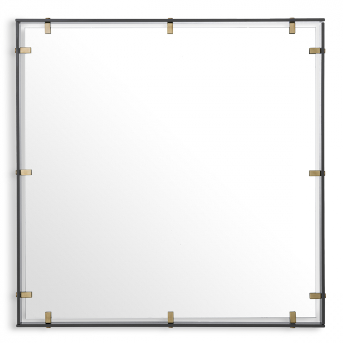 Oglindă, Verona sticlă fumurie M, Dims: L. 101.5 | W. 101.5 | D. 6 (CM) [2]