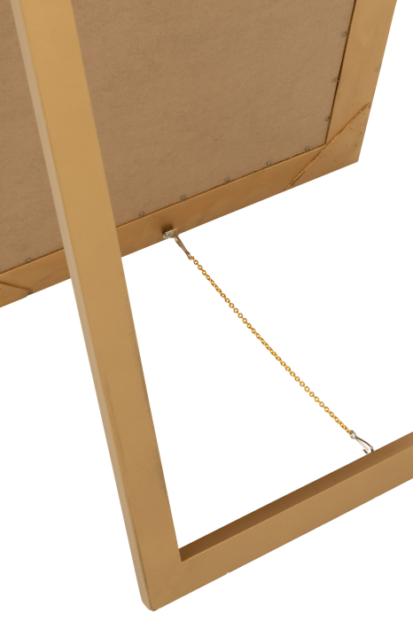 Oglinda verticala din lemn Emi, auriu [7]