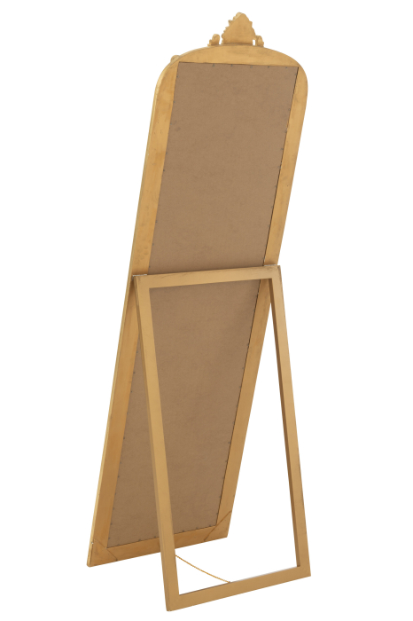 Oglinda verticala din lemn Emi, auriu [4]