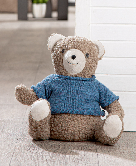 Opritor de ușă, Ursuleț, Poliester, maro, PU 4, L. 20 cm, L. 20 cm, H 28 cm [5]