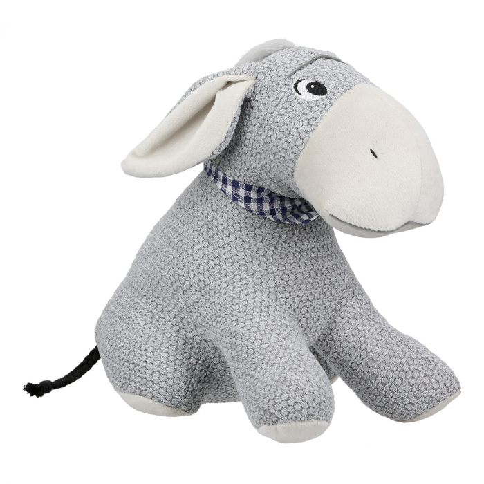 Opritor ușă, Măgar, Elias, Bumbac, Poliester, gri, PU 4, L. 22 cm, L. 15 cm, H. 24 cm [2]