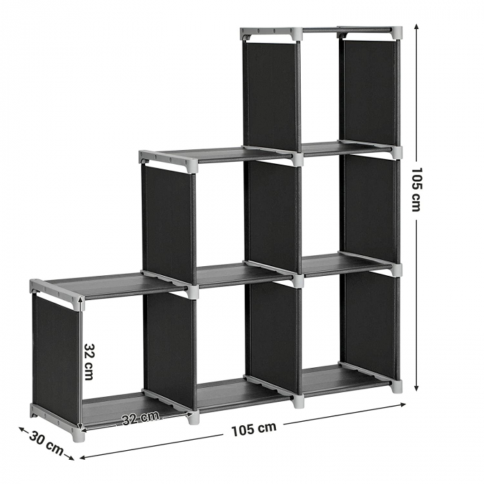 Organizator pliabil haine si accesorii, SONGMICS, 110 x 106 x 32 cm [6]