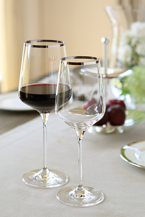 Pahar pentru vin PLATINUM, sticla, 25x9 cm [2]