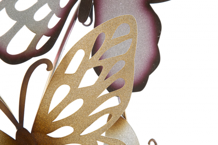 Panou de perete fluturi auriu / burgundia c cm 59,5x4x111,5 [3]