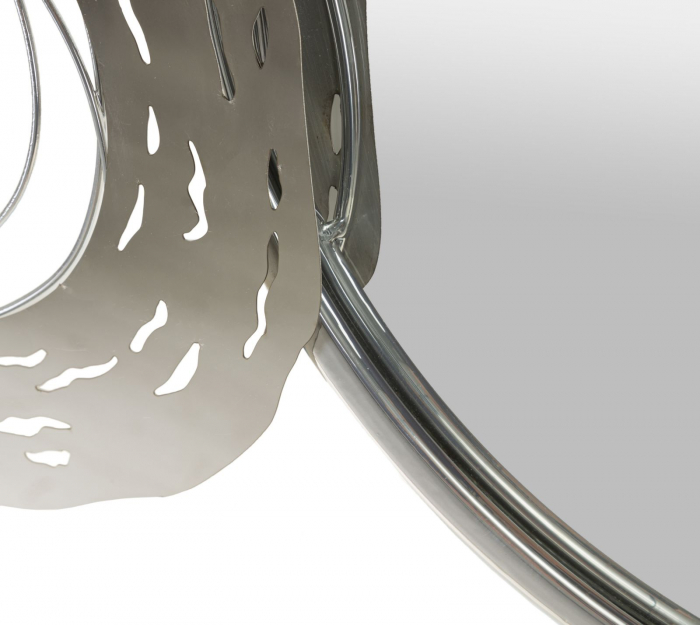 Panou de perete Hop cu Oglinda de perete, 106x3,8x48 cm [4]