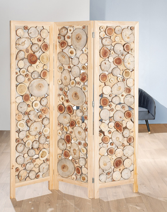 Paravan, "Legno", Lemn, culori naturale, PU 1, L. 2,8 cm, L. 147 cm, H 179 cm [2]