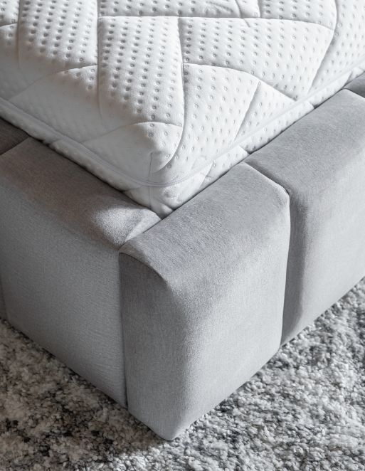 Pat Łoże Lamica 140x200 Gri (fara saltea) [4]