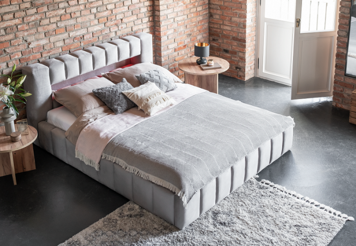 Pat Łoże Lamica 140x200 Gri (fara saltea) [3]