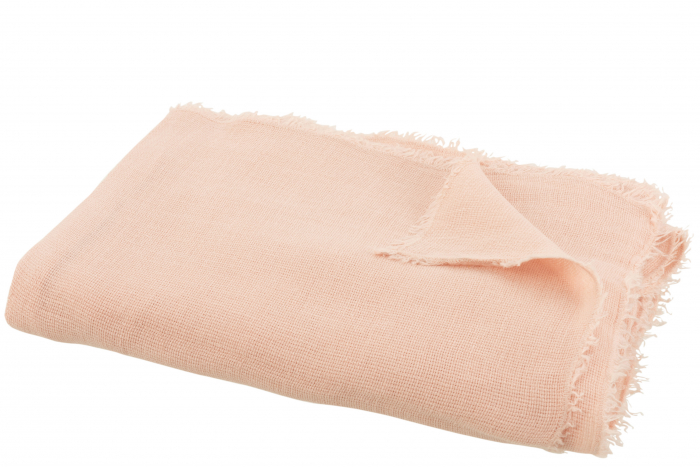 Patura, Bumbac/Panza/Poliester, Roz, 200x150x0.5 cm [2]