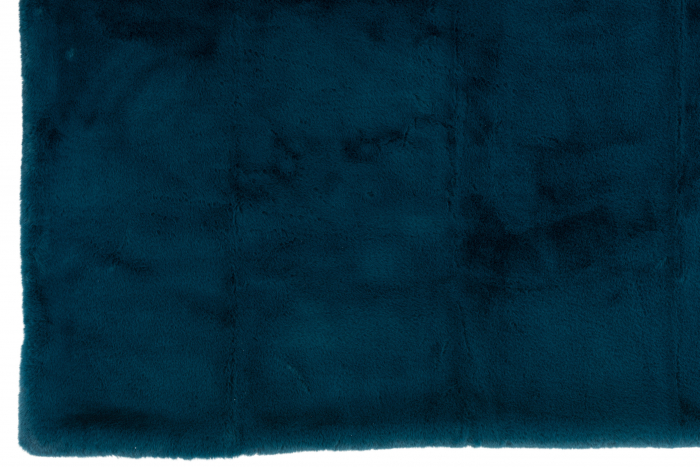 Patura Cutie, Fibre textile, Albastru, 180x130x3 cm [4]