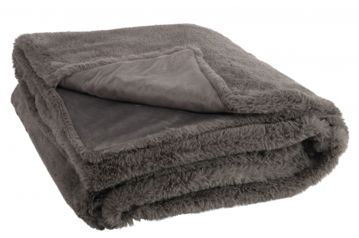 Patura Cutie, Plush, Gri, 130x180x4 cm [3]