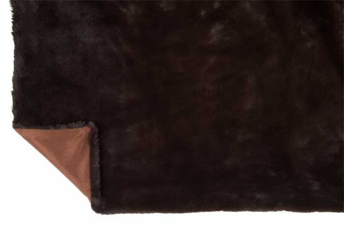 Patura Cutie, Plush, Maro, 180x130x3 cm [4]
