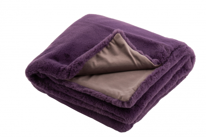 Patura Cutie, Textil, Mov, 180x130x2 cm [2]