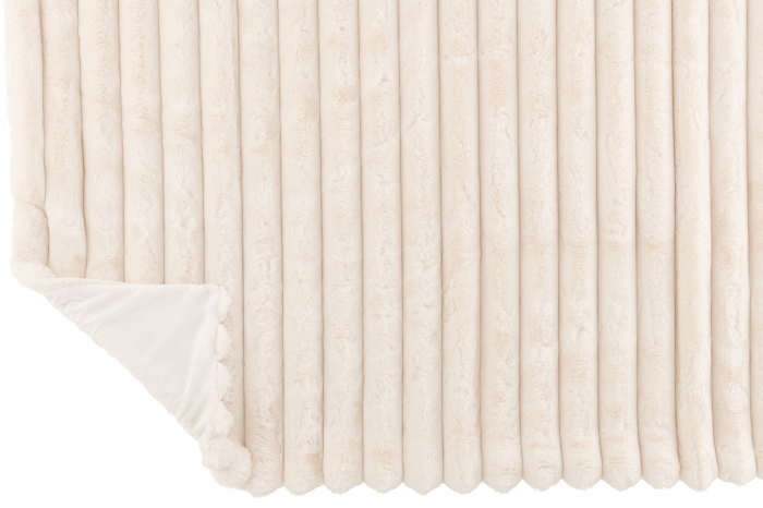 Patura mare, velur poliester, alb [2]