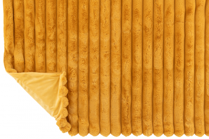 Patura mare, velur poliester, ocru [2]