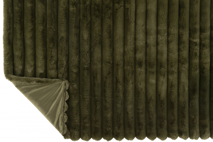 Patura mare, velur poliester, verde închis [2]