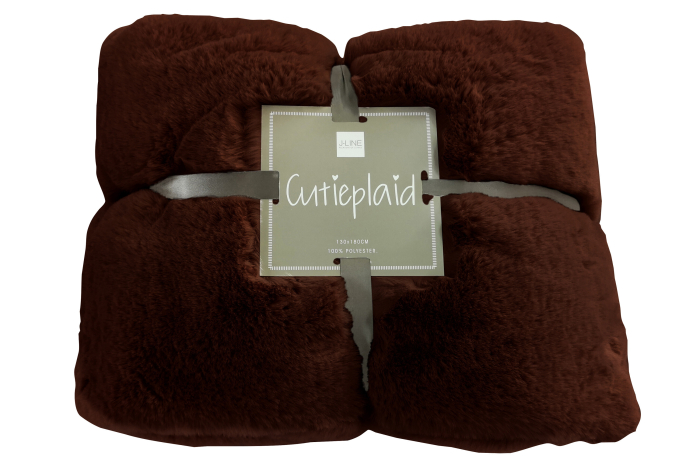 Patura plaid, Blanita, Maro, 180x130x3 [5]