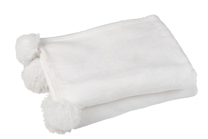 Patura plaid, Textil, Alb , 170x130x1 [2]