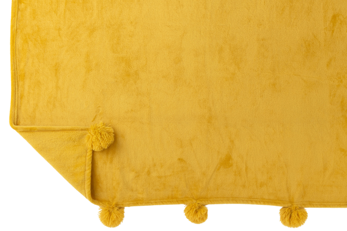 Patura plaid, Textil, Ocru, 170x130x1 [3]