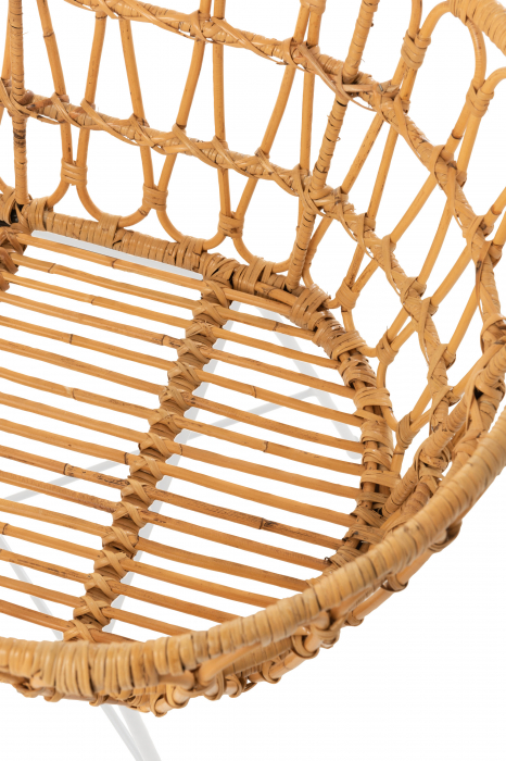 Patut + saltea, Ratan/Bambus, Natural, 85x51.5x72 cm [7]