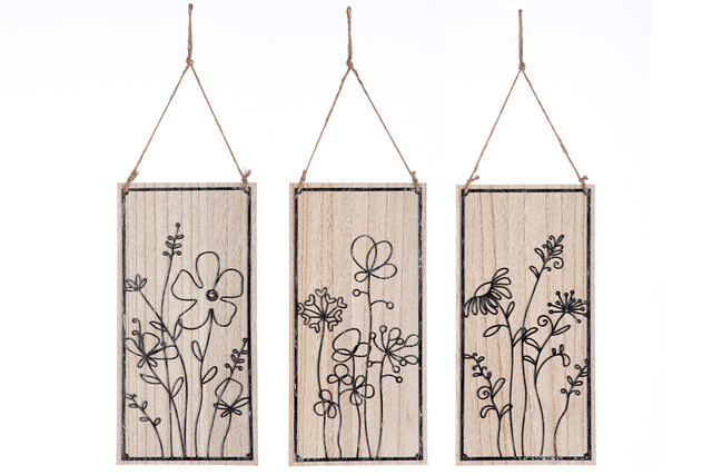 Pendant tablou MDF/Metal Set 3 [2]