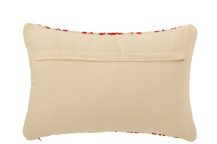 Perna dungi/ fulgi de zapada, bumbac, Craciun, rosu/alb [3]