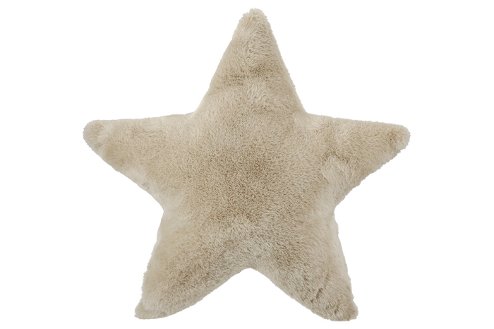 Perna, Stea, "Plüsch", Material textil, bej, verde inchis, PU 4, 2 asortate, L. 13 cm, L. 45 cm, H 43 cm [3]