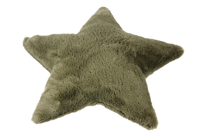 Perna, Stea, "Plüsch", Material textil, bej, verde inchis, PU 4, 2 asortate, L. 13 cm, L. 45 cm, H 43 cm [4]