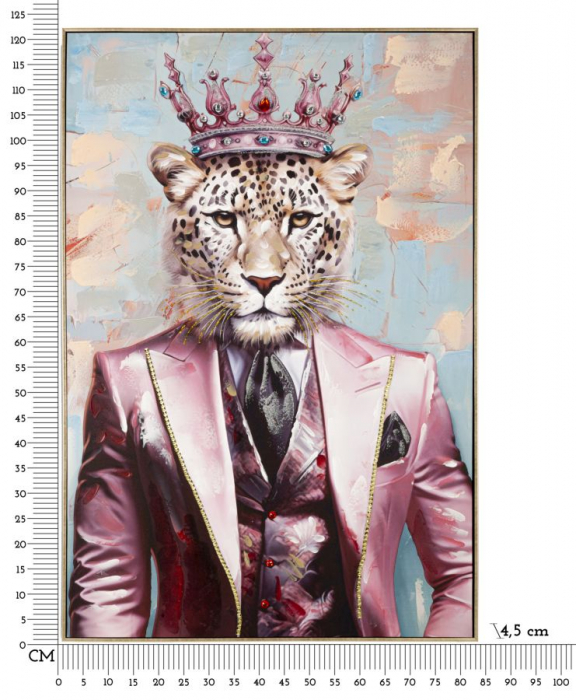 Pictură pe pânză KING -b- ramă inclusă 82x4,5x122 [7]