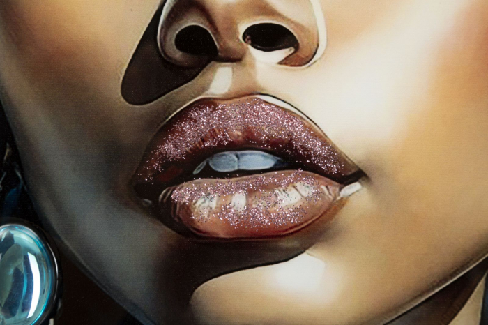 Pictură pe pânză lăcuită, ALTEA -a- ramă inclusă 82x4x82 cm [3]