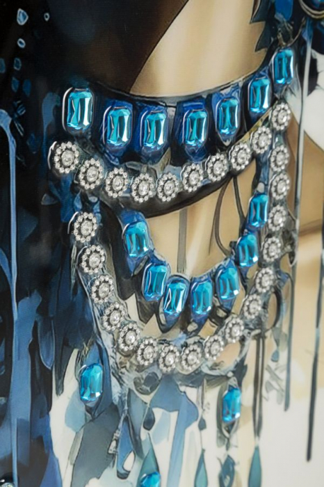 Pictură pe pânză lăcuită, ALTEA -a- ramă inclusă 82x4x82 cm [4]