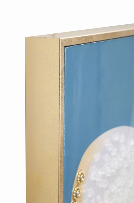 Pictura pe pânza lacuita auriu cu Rama, -b- cm 62x4x92 [3]