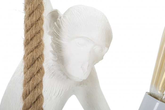 Plafoniera Monkey, Alb, Cm Ø 27X32X60 [2]