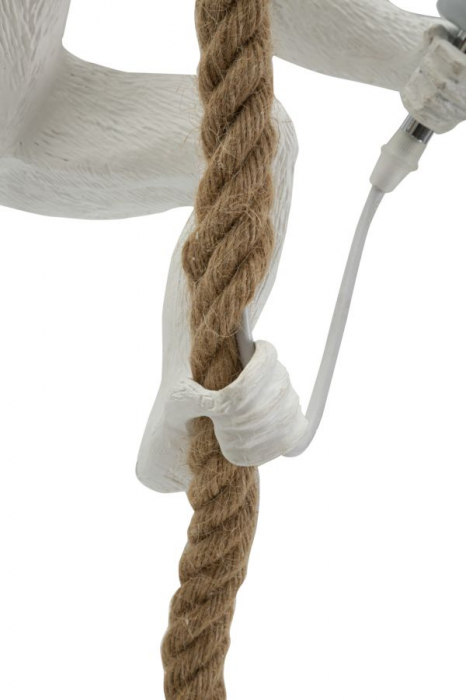 Plafoniera Monkey, Alb, Cm Ø 27X32X60 [5]