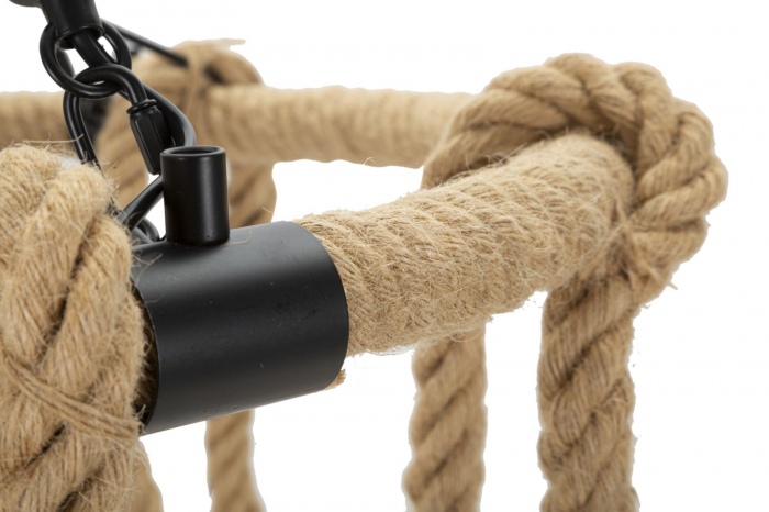 Plafoniera Rope Cercle, Cm Ø 64X90 [6]