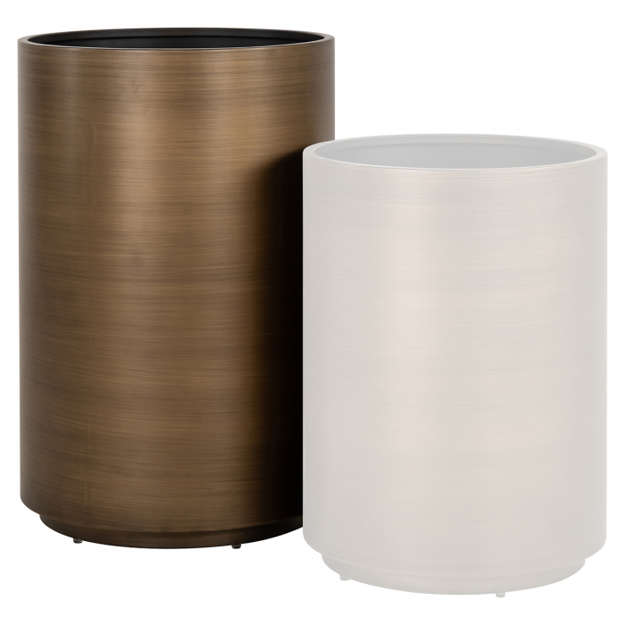 Jardinieră Dira 50Ø (Auriu periat), Dims: 75.0 x 50.0 x 50.0 cm [4]