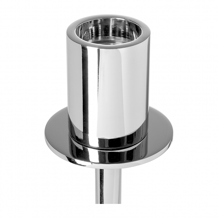 PORTERO, Candelabru, Stejar, lucios, maro, argintiu, H 36 cm, D 9 cm [3]