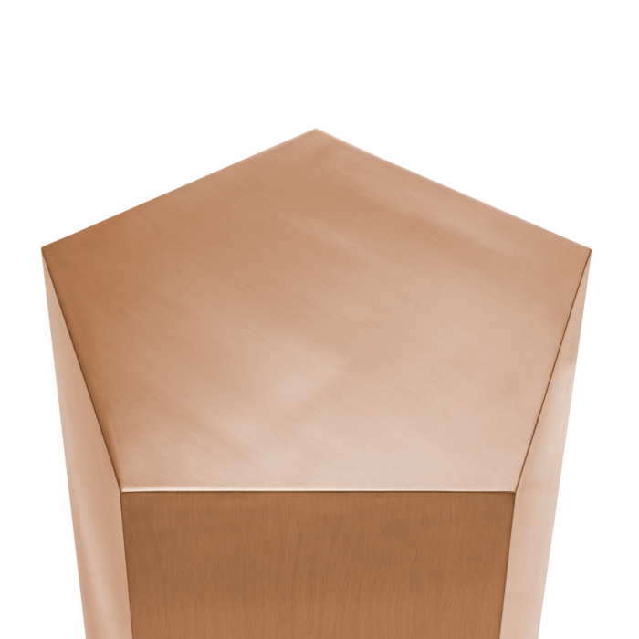 Postament Meissner finisaj cupru periat H. 100 cm, Dims: L. 42 | W. 40 | H. 100 (CM) [3]